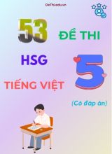 53 Đề thi HSG môn Tiếng Việt Lớp 5 (Có đáp án)